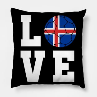 Iceland Football Pillow