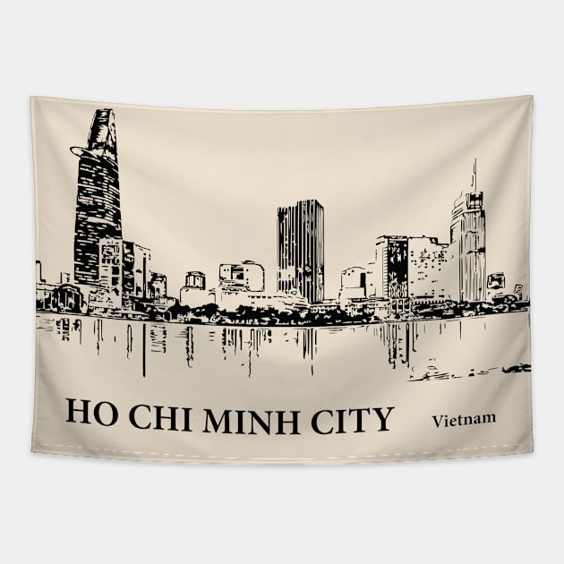 Ho Chi Minh City - Vietnam Tapestry by Lakeric