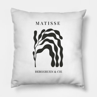 Henri Matisse abstract cut outs, modern minimalist designs Pillow