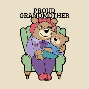 Proud Grandmother Bear with Child T-Shirt