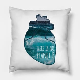 there is no planet B - ocean Pillow