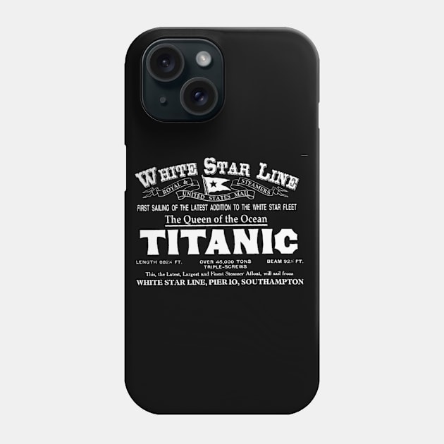 White Star Line Vintage Poster Phone Case by comancha