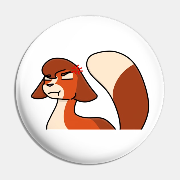 Angry Squirrelpaw Pin by ceolsonart