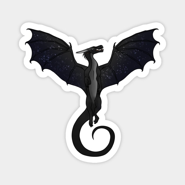 Wings of Fire • NightWing Magnet by FalconArt