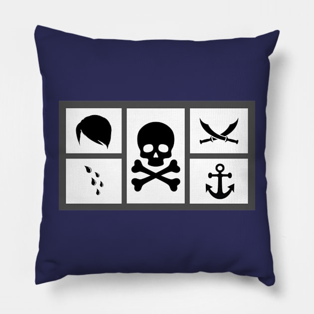 Sad at Sea Elements II Pillow by Sad at Sea