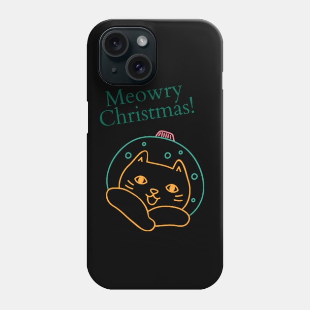 Merry Christmas Phone Case by Artistic Design