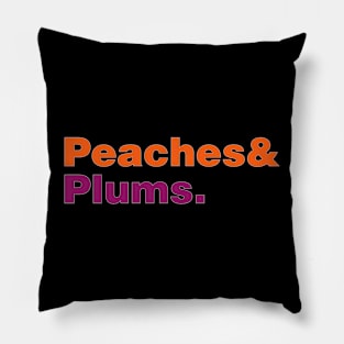 Peaches and Plums Pillow