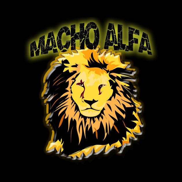 Lion Desing Macho Alfa by albaley