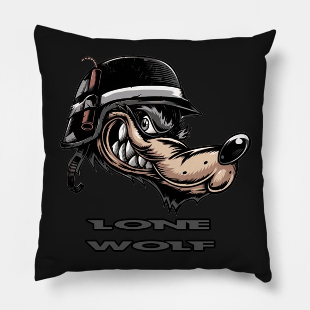 Lone Wolf Pillow by jmahood