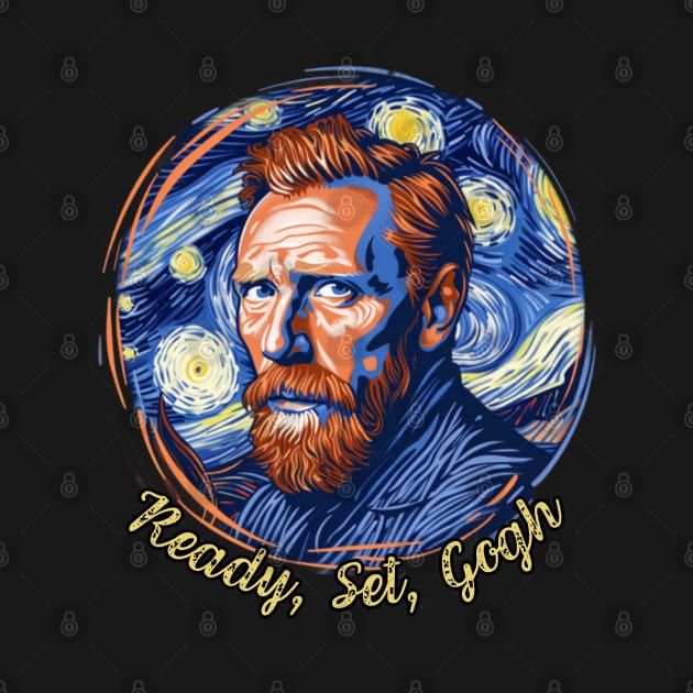 Redy, Set, Gogh, van gogh portrait, Post-impressionism by Pattyld