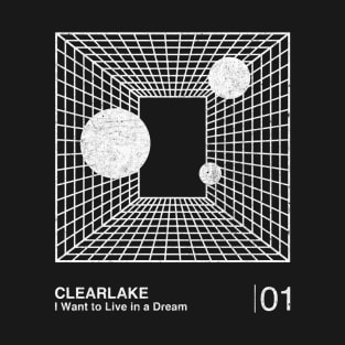 Clearlake / Minimalist Graphic Design Fan Artwork T-Shirt