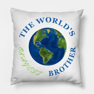 The World's Okayest Brother Pillow