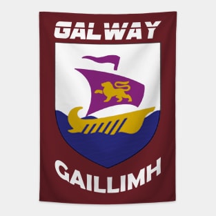 County Galway Ireland Crest Tapestry