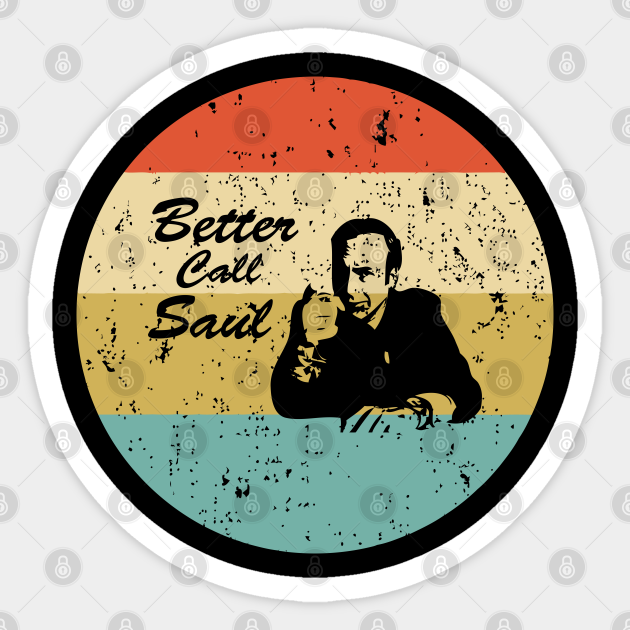 Retro Better Call Saul - Better Call Saul - Sticker