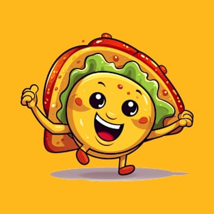 kawaii Taco cehees T-Shirt cute potatofood funny T-Shirt