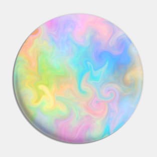 Candy Color Marble Swirl Pattern Pin