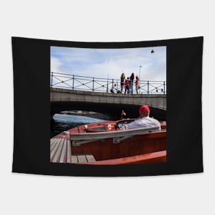 Tourist Boat Tapestry