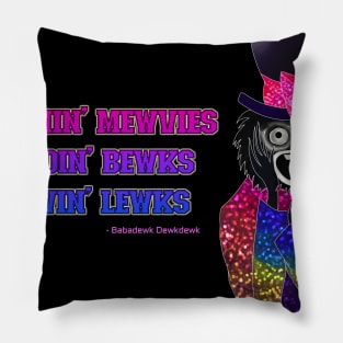 Divination Hollow's Baba Siwadewk Bisexual Pride Horror Tee Pillow