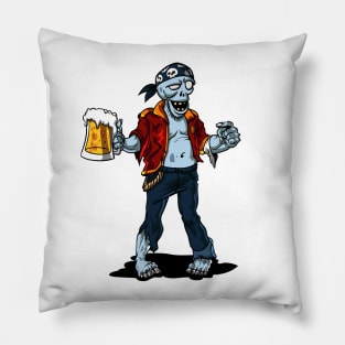 Zombie Pirate Party Pillow