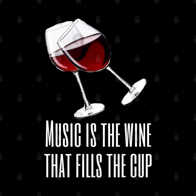 wine glass with music by see mee