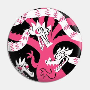 Hot Pink Hydra Pin