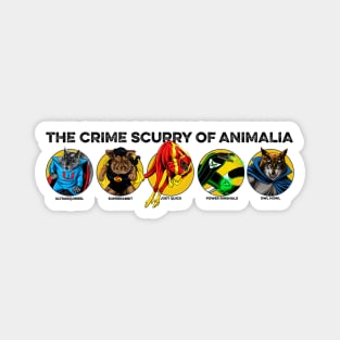 The Crime Scurry of Animalia Magnet