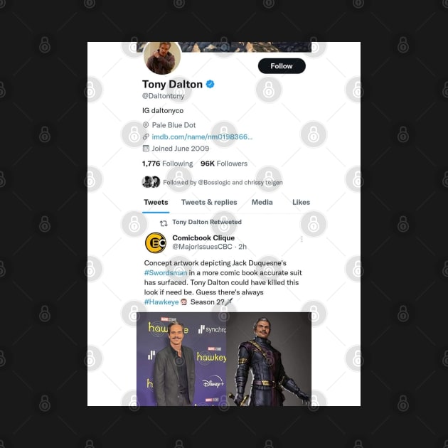 That Time Tony Dalton Retweeted Us by ComicBook Clique