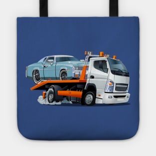 Cartoon tow truck Tote