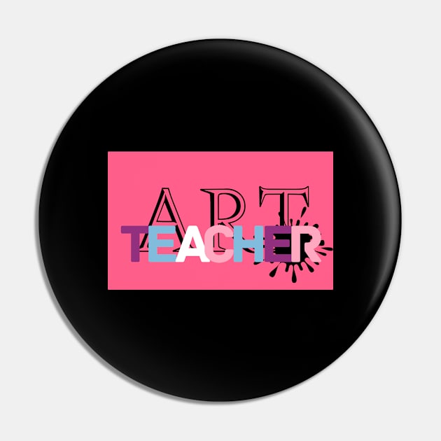 Art teacher in pink background Pin by Whisky1111