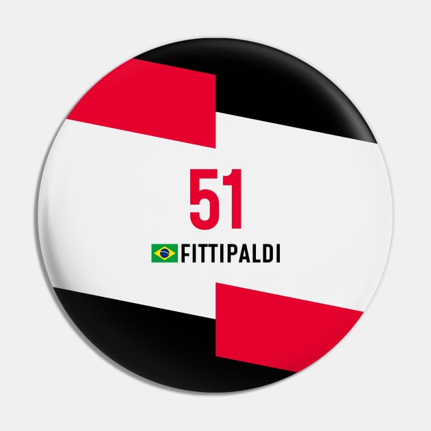 F1 2020 - #51 Fittipaldi Pin by sednoid