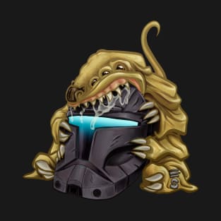 Mird Nibbling On An Omega Republic Commando Helmet T-Shirt