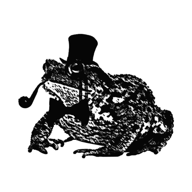 Dapper Toad Enterprise (Black and White / No Text) by Dapper Toad Enterprise