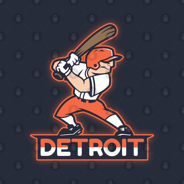 Detroit Baseball by BVHstudio