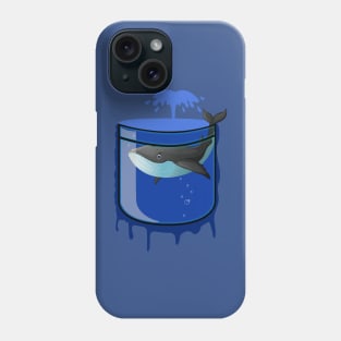 Pocket aquarium - whale Phone Case