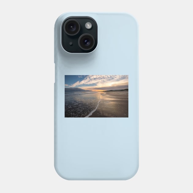 December daybreak at Druridge Bay Phone Case by Violaman