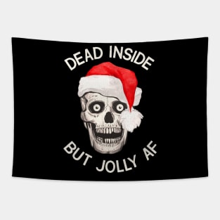 DEAD INSIDE But Jolly AF Tapestry