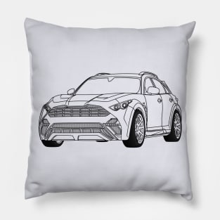 Infiniti QX70 "Draco" Pillow