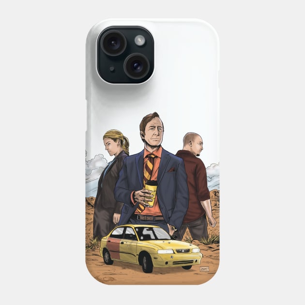 Better Call Saul Phone Case by Davide Lopez Art