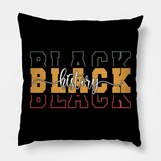 Black History Pillow by Etopix