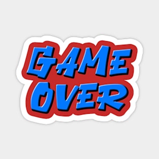 Classic Video Games Game Over Magnet