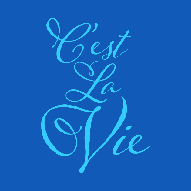 C'est La Vie Funny French by AntiqueImages