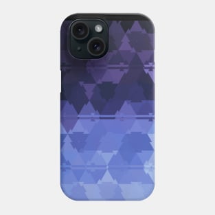 Blue Tribal Mosaic Geometric Phone Case