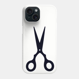 Black Scissors Phone Case