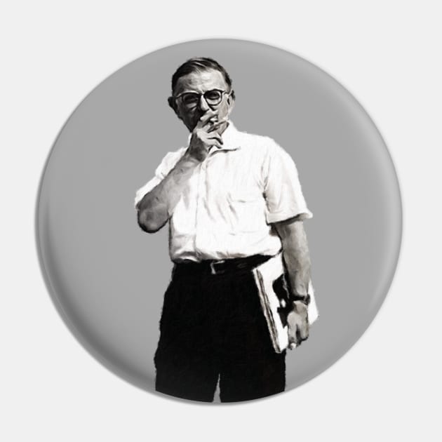 Jean-Paul Sartre Pin by Beltschazar