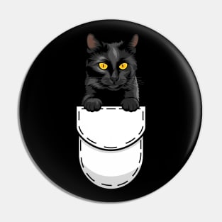 Funny Bombay Pocket Cat Pin