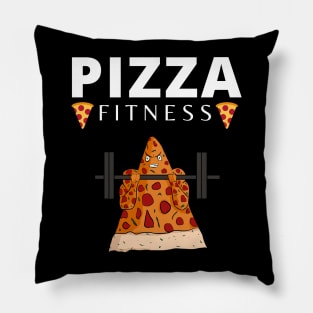 Pizza fitness illustration Pillow