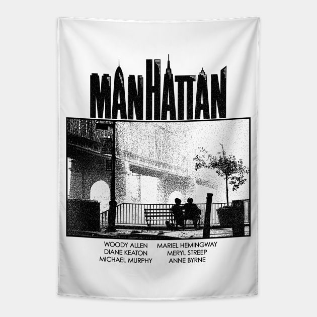 Manhattan 1979 Tapestry by PUBLIC BURNING