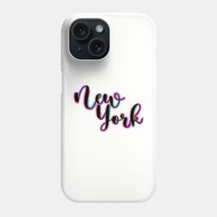 Colorful state of New York Phone Case
