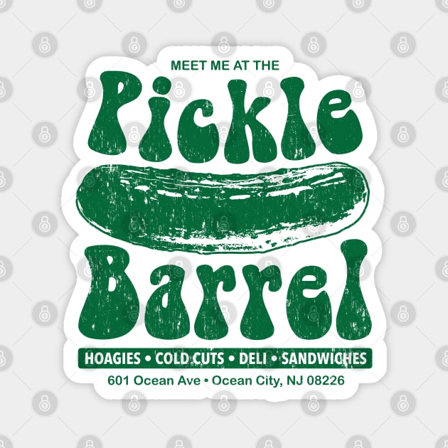 Pickle Barrel - BACK PRINT Magnet by mcillustrator