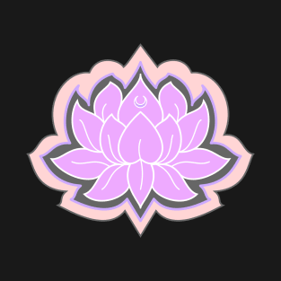 Lotus Flower Colorful Yoga 6 T-Shirt